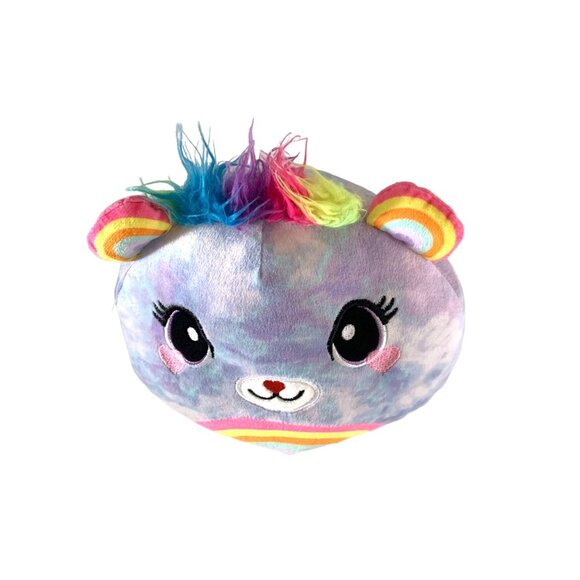 Cuddly Crew Rainbow Bear Plush Stuffed Animal Doll Toy 10 in wide - Picture 3 of 3